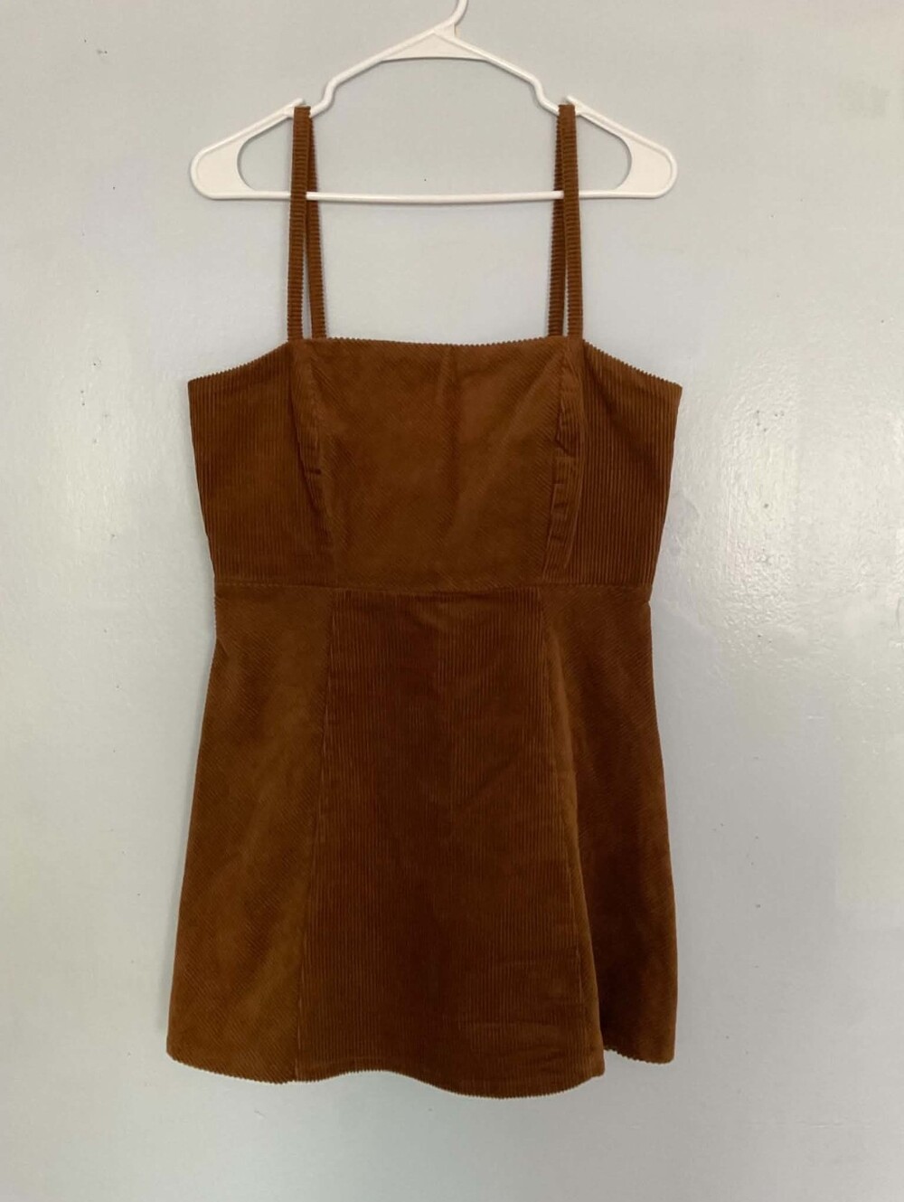 Forever 21 Corduroy Jacket in Rust Brown